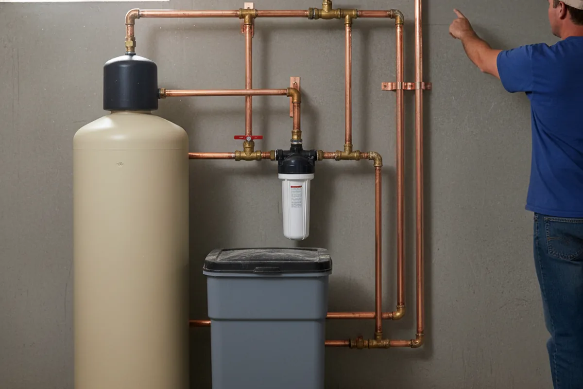 Whole-house water treatment system installed in National City